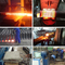 120kw Induction Heating Forging Equipment Machine Bar Diathermy High Frequency