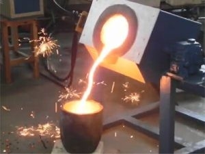 Inductie-smeltoven met middellange frequentie Elektrische oven Industriële oven